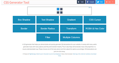 Desktop Screenshot of cssgenerator.org