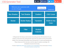 Tablet Screenshot of cssgenerator.org